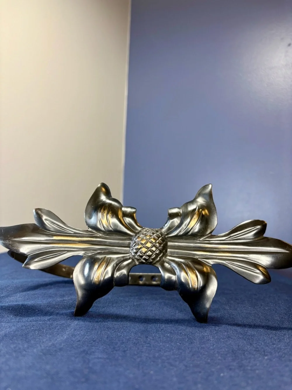 Decorative Floral Wall Hooks for Curtain Pull backs  - Set of 2
